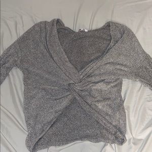 Twisted front crop top// free with purchase